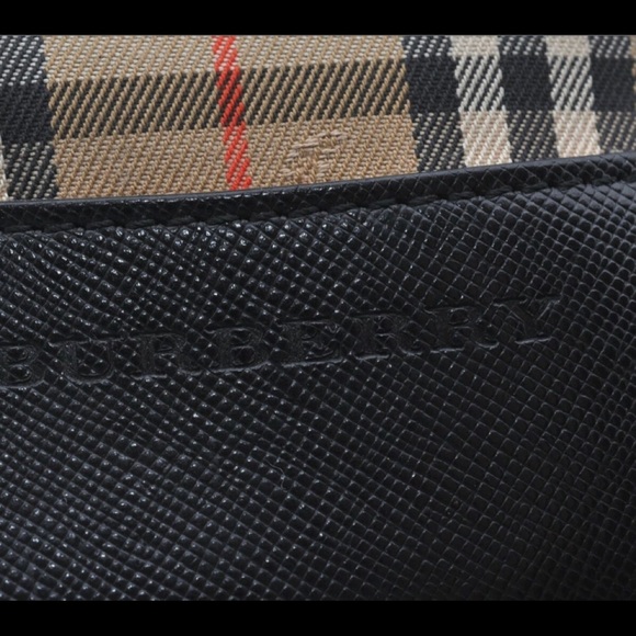 **SOLD**SOLD Burberry Nova Check Canvas Leather Backpack - Picture 14 of 16